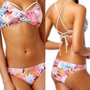 NWT HULA HONEY PALM BREEZE BIKINI L